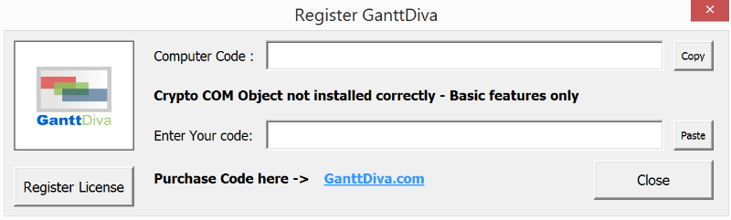 Register GanttDiva_no_code